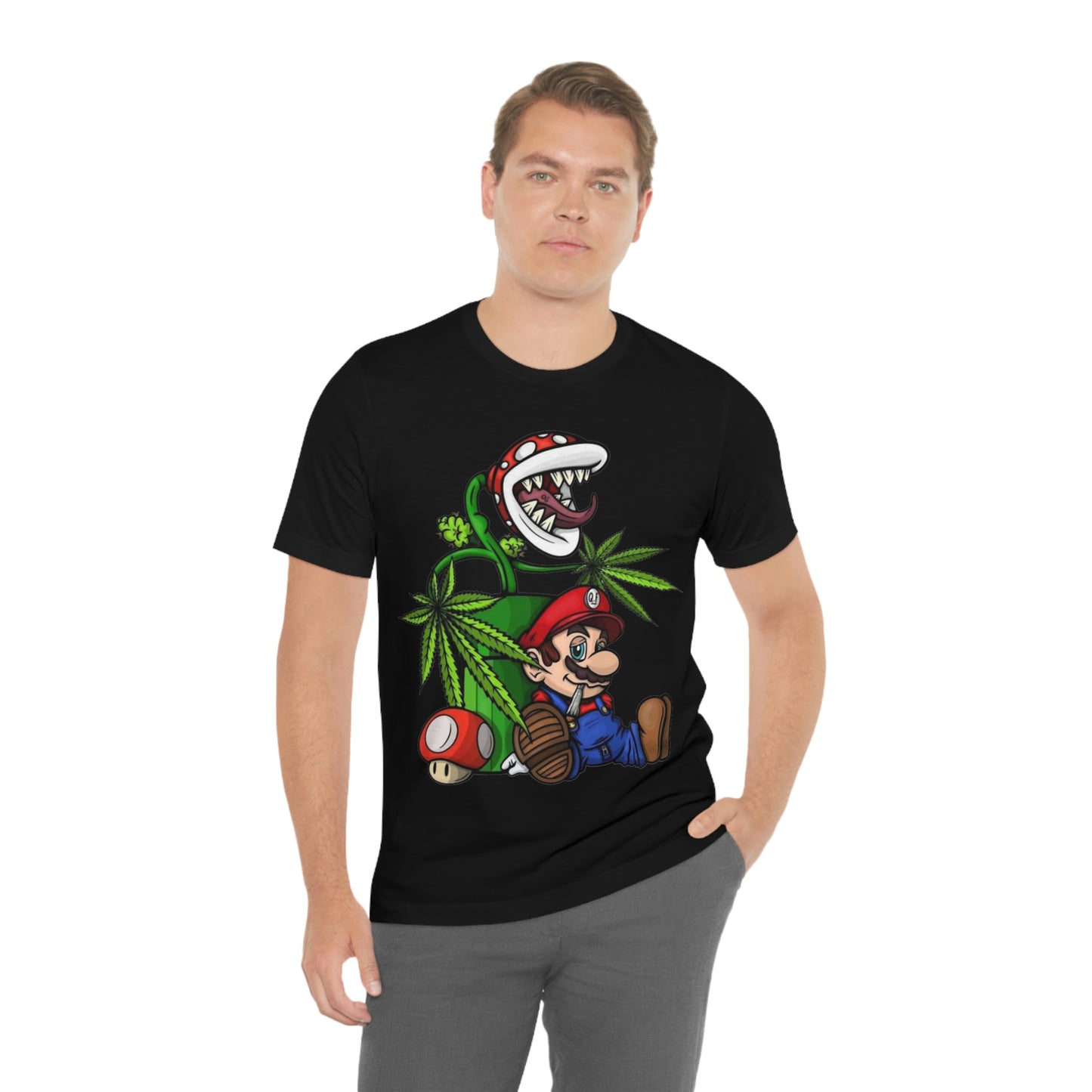 Mario 420 Unisex Jersey Short Sleeve Tee