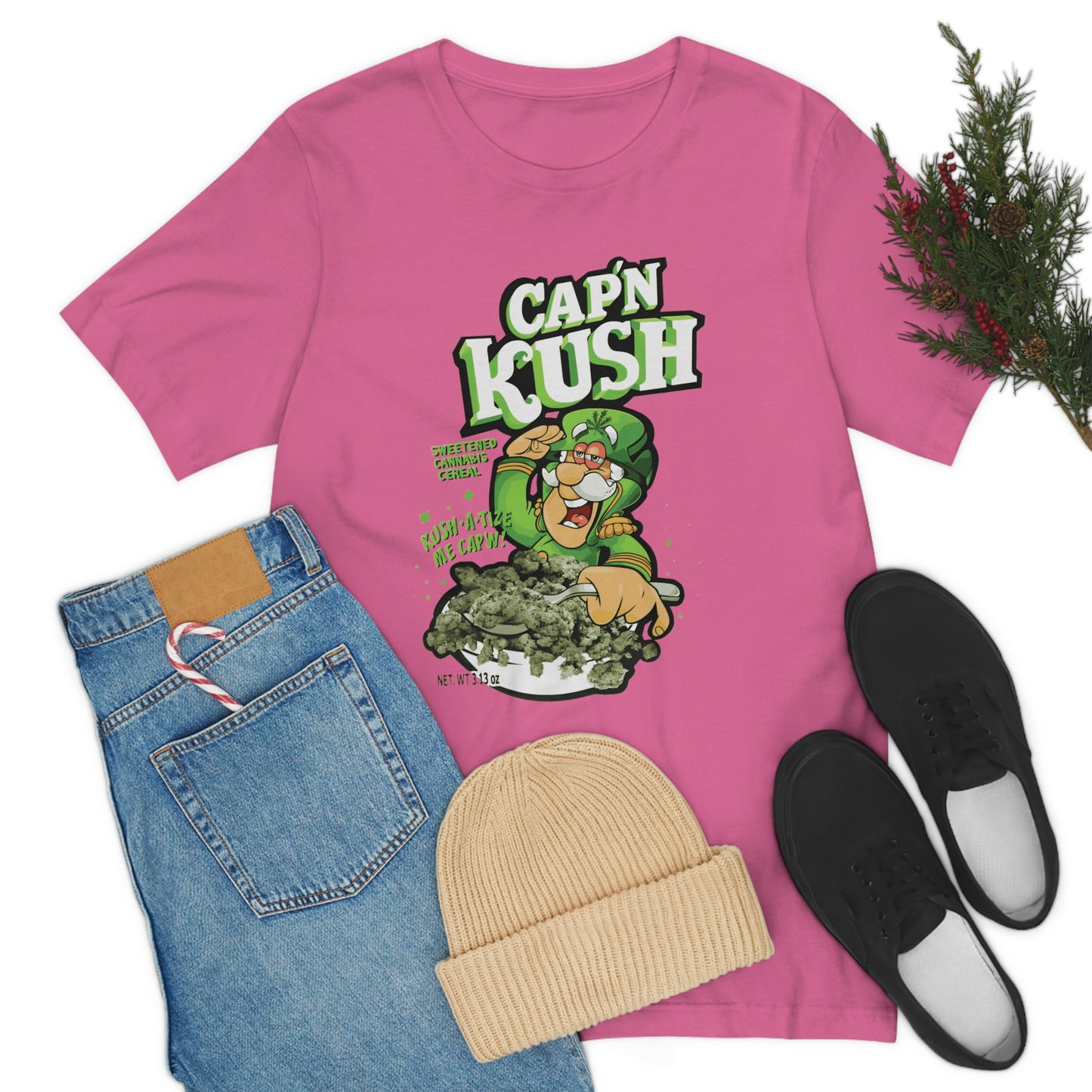 Kaptain Kush 420 Unisex Jersey Short Sleeve Tee