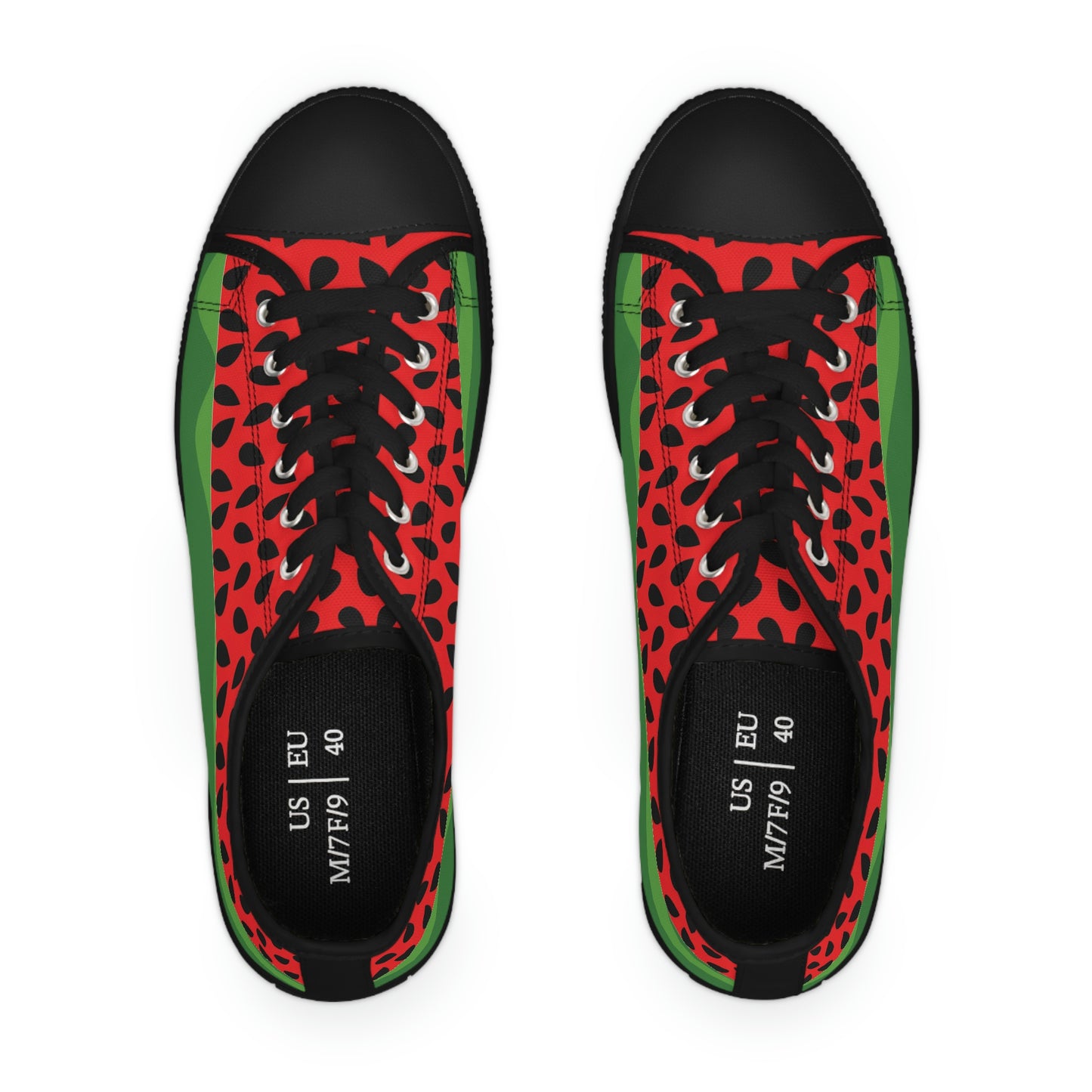 Watermelon Women's Low Top Sneakers