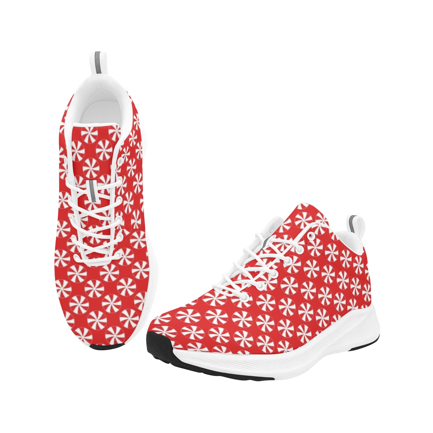 Peppermint Candy Christmas Women's Running Tennis Shoes