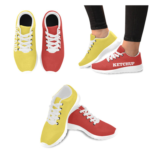 Ketchup and Mustard Condiment Toddler and Kids Sneakers