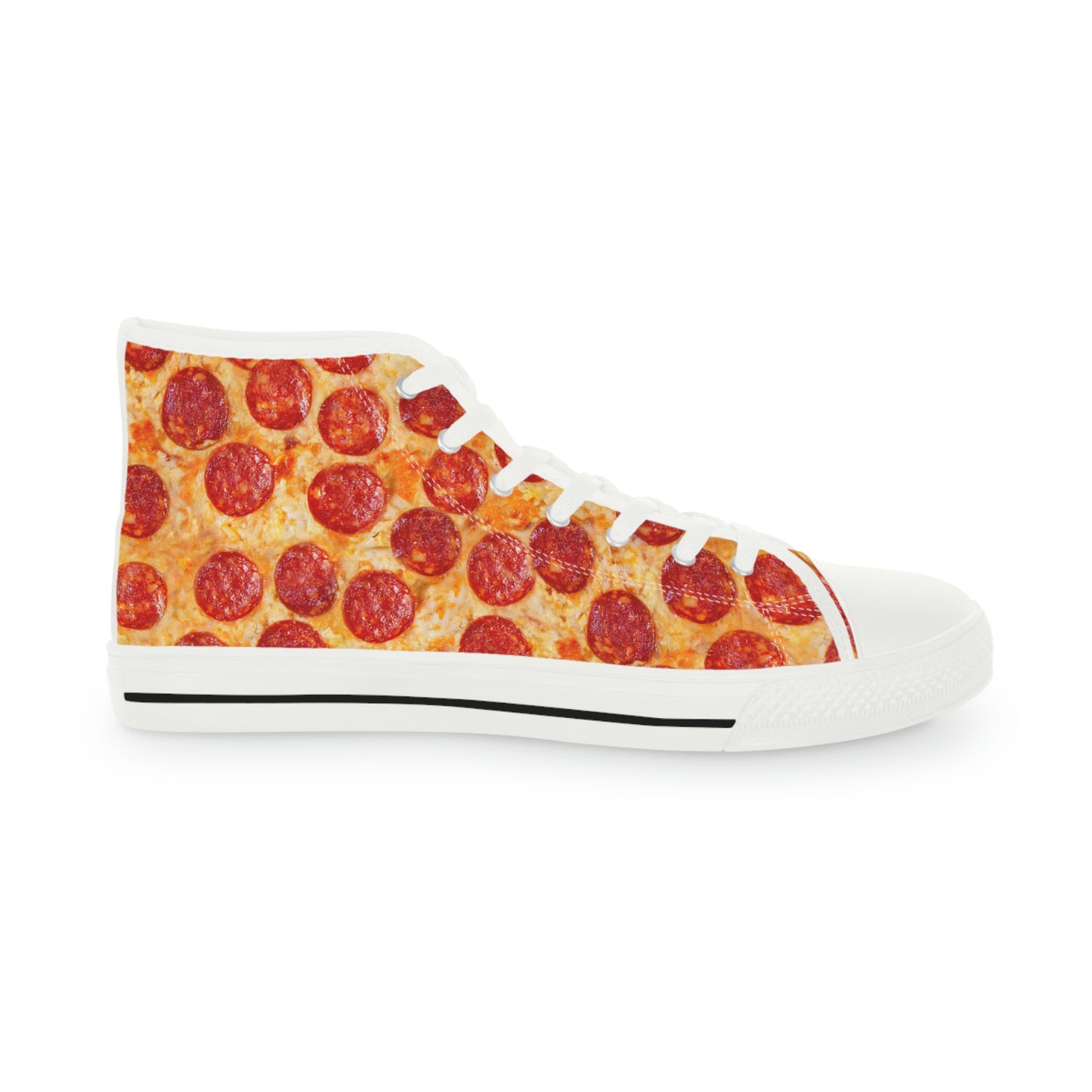 Pepperoni Pizza Men's High Top Sneakers