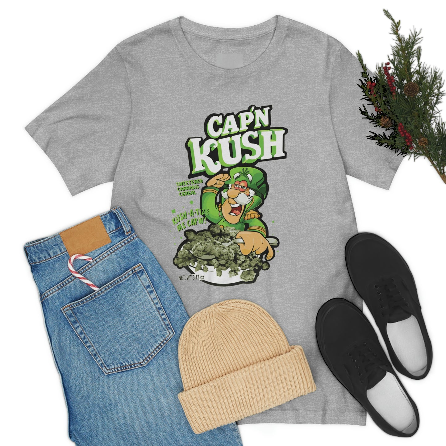 Kaptain Kush 420 Unisex Jersey Short Sleeve Tee