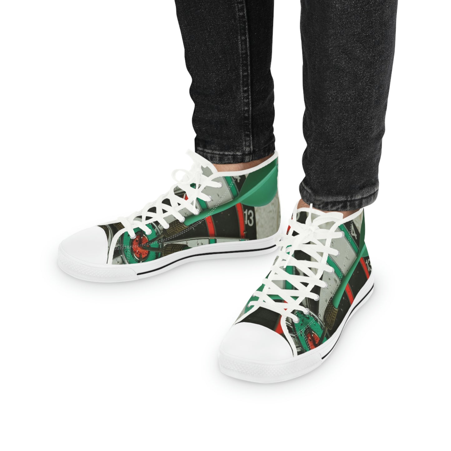 Darts Men's High Top Sneakers