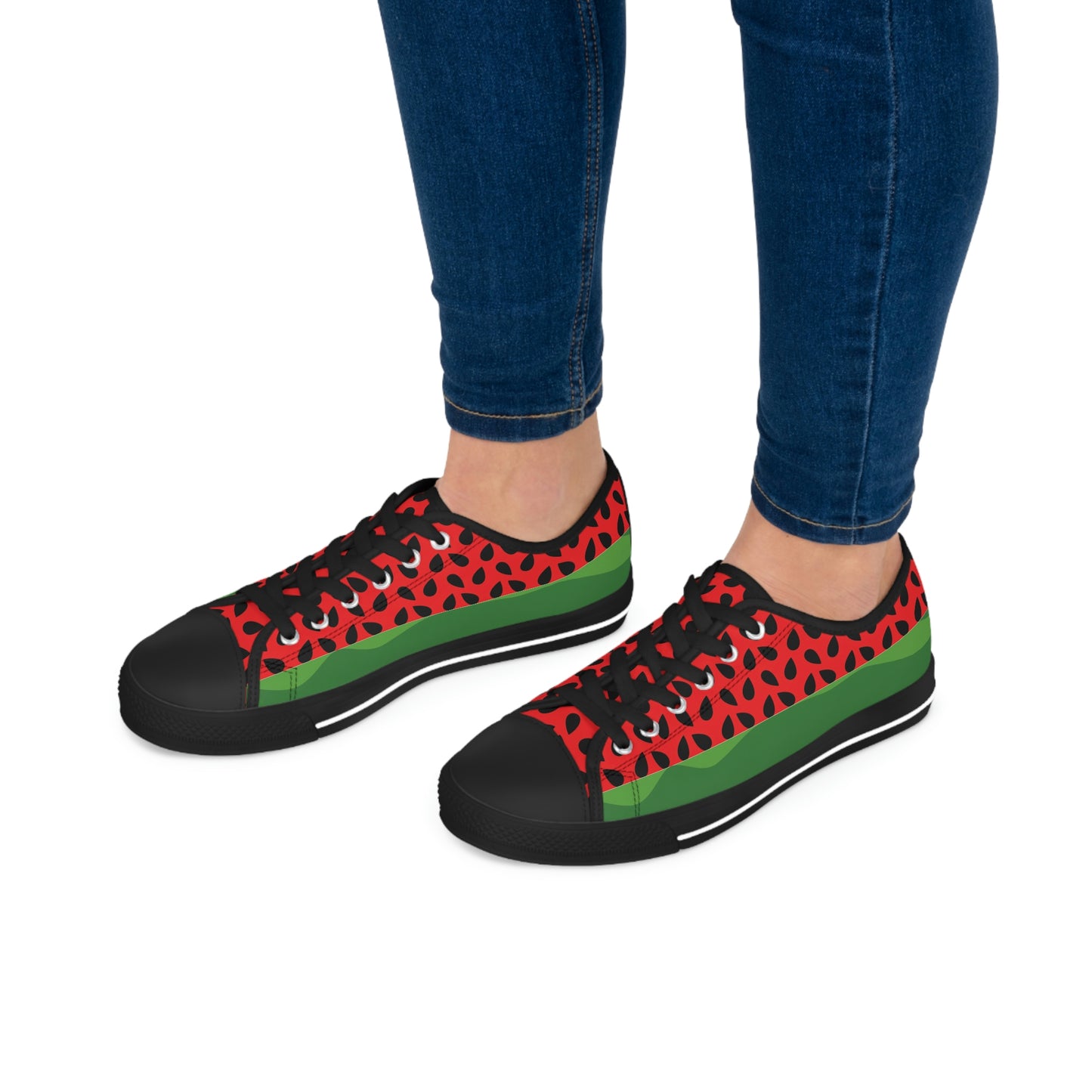 Watermelon Women's Low Top Sneakers