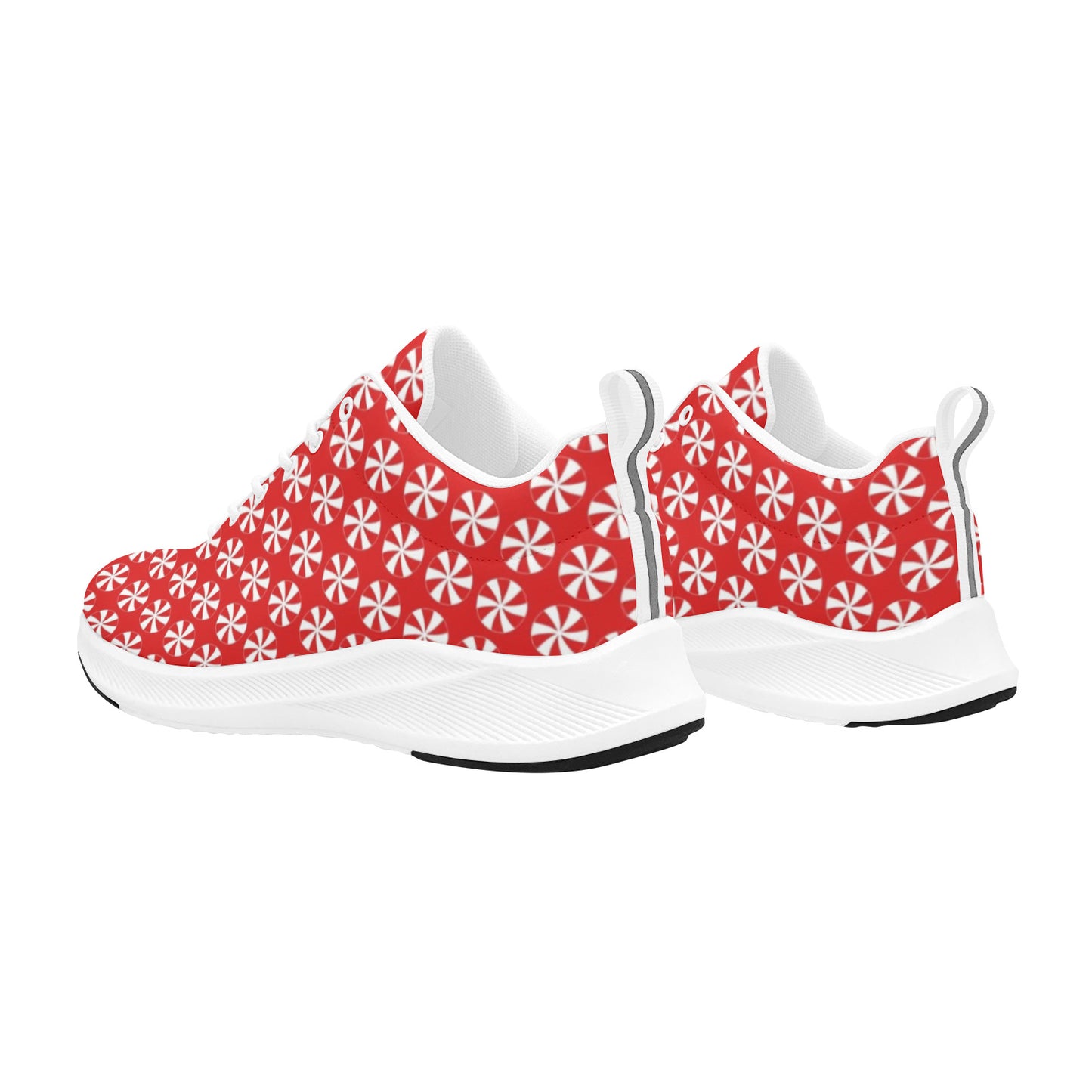 Peppermint Candy Christmas Women's Running Tennis Shoes