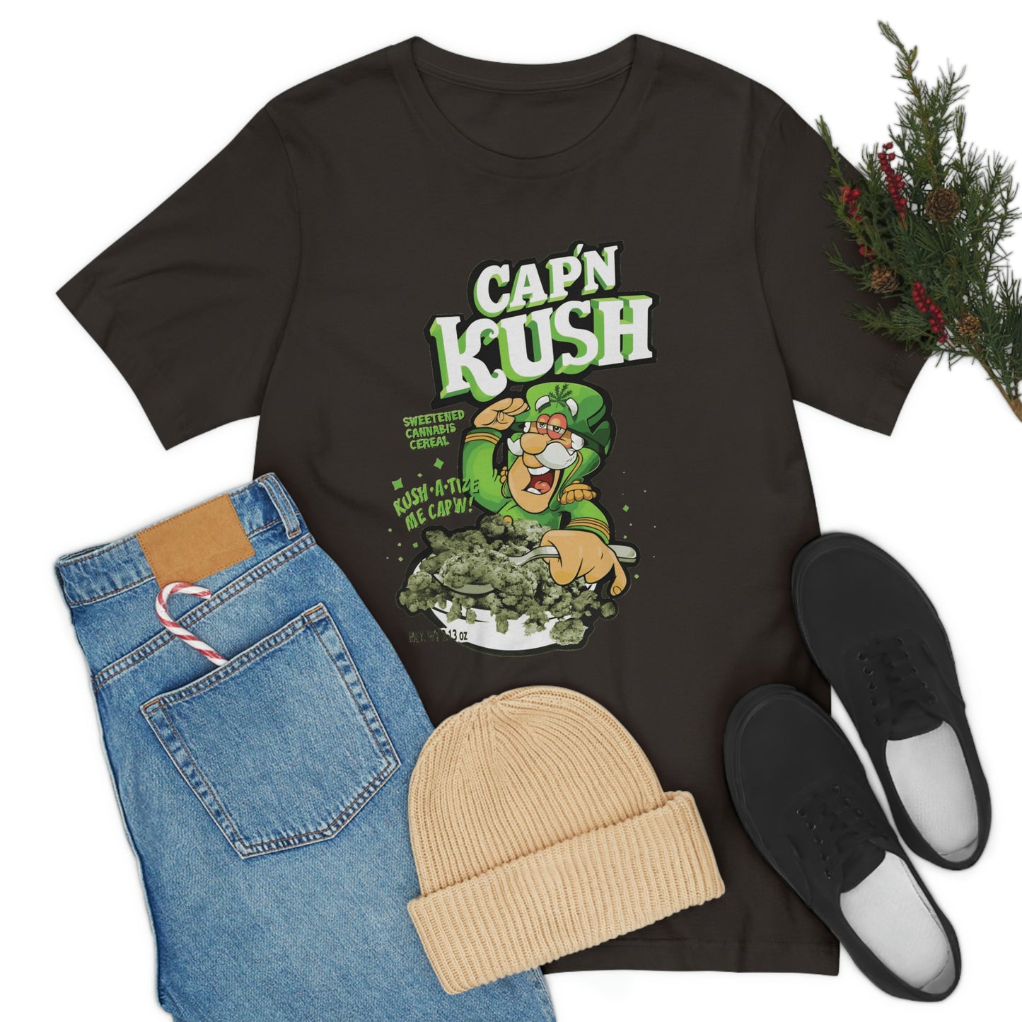 Kaptain Kush 420 Unisex Jersey Short Sleeve Tee