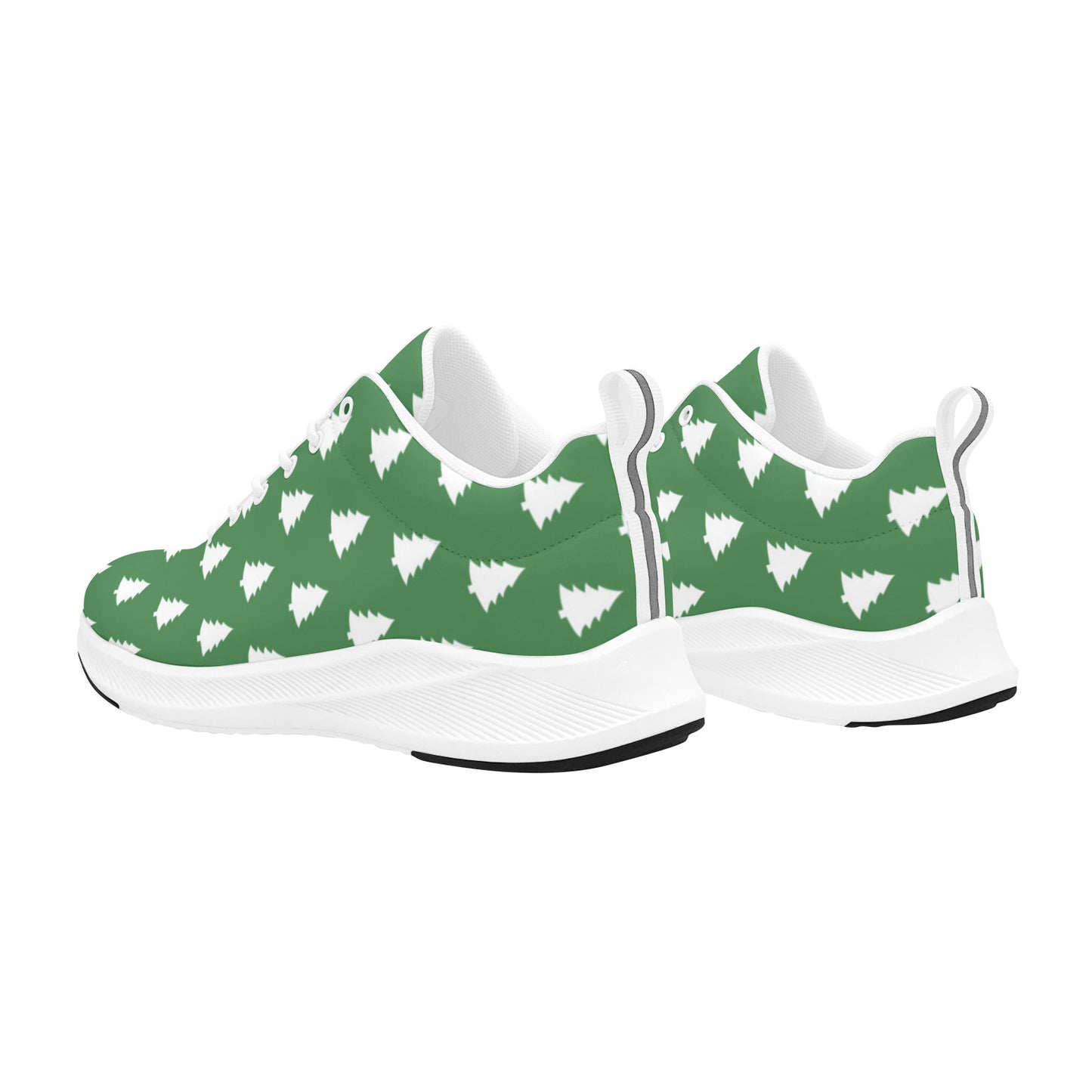 Green Christmas Tree Women's Running Sneakers