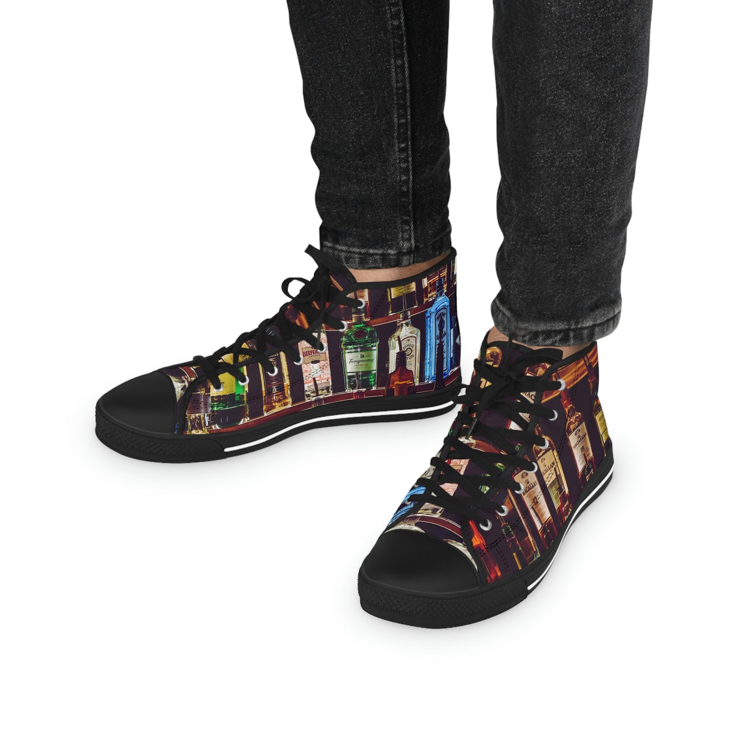 Alcohol Men's High Top Sneakers