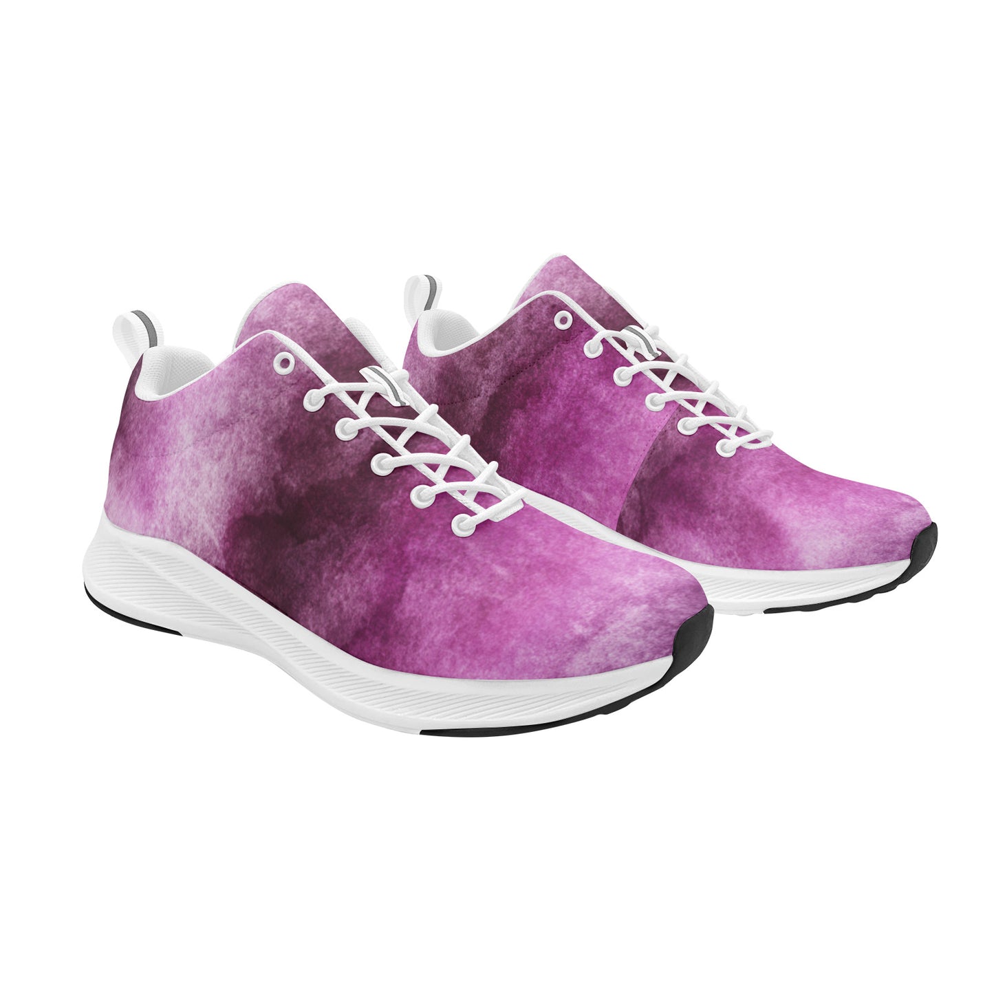 Purple Ombre Splash Women's Running Shoes