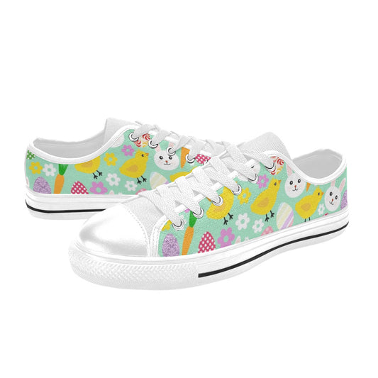 All Things Easter Girl's Sneakers Canvas Big Kid's Shoes