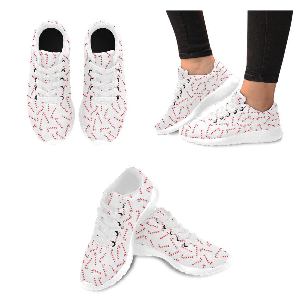 Candy Cane Christmas Mommy and Daughter Sneakers