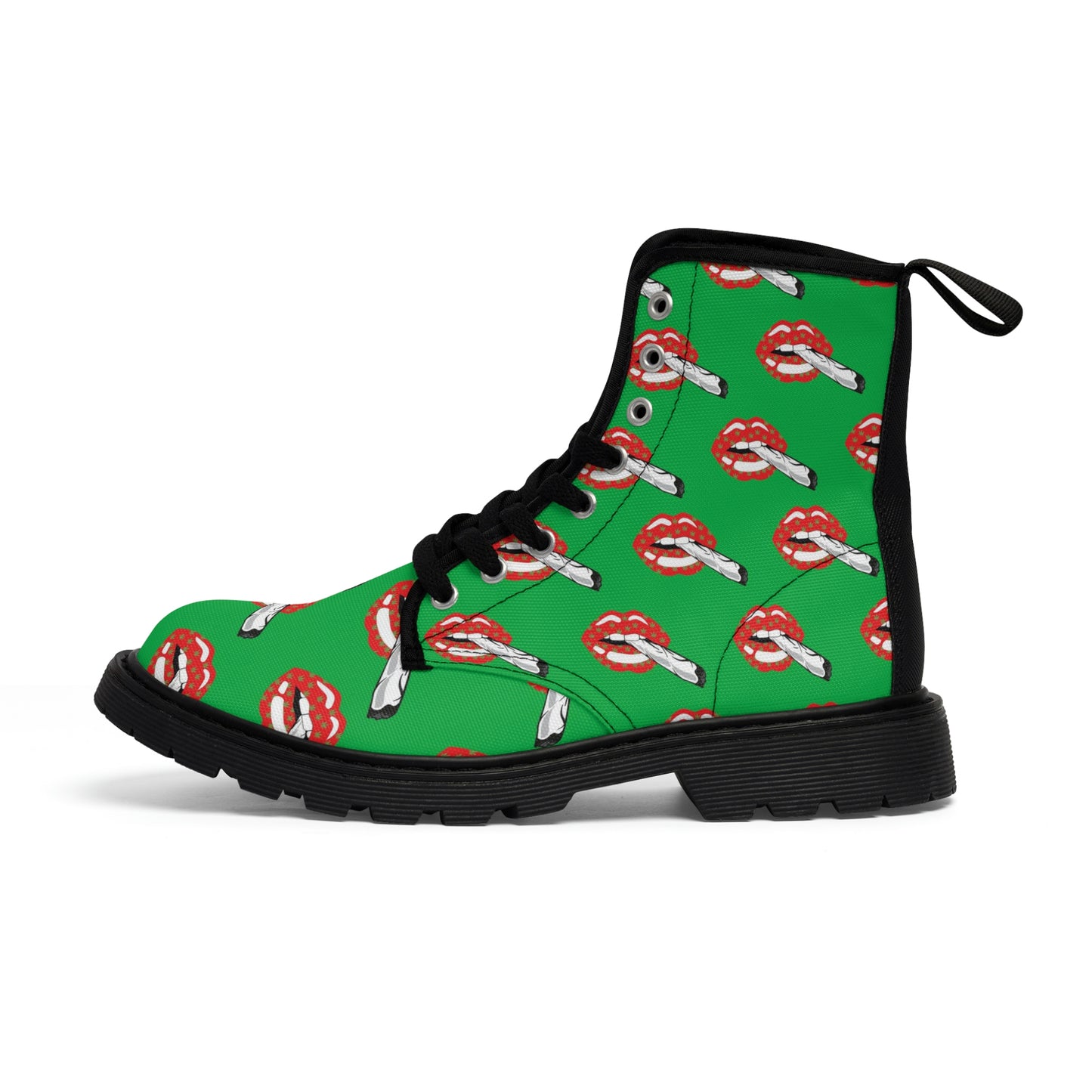 Puff Puff Pass! Women's Canvas Boots