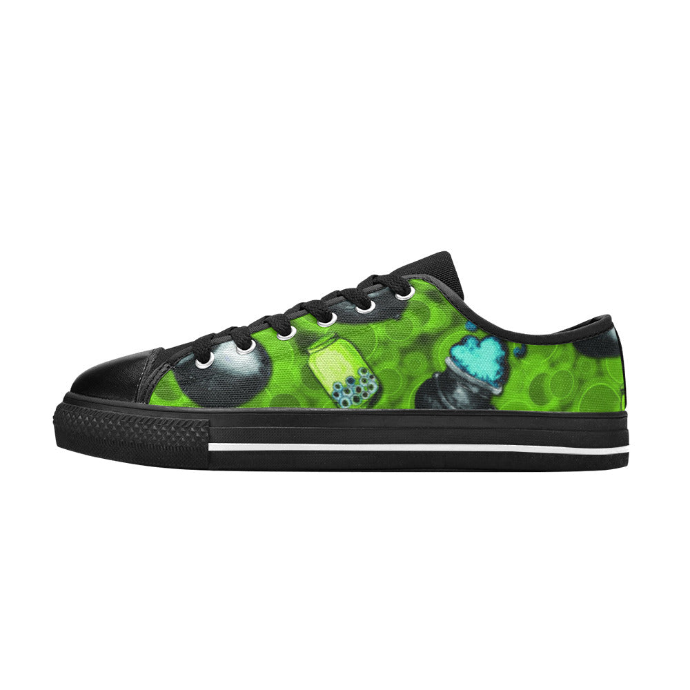 Cauldrons Low Top Canvas Kid's Shoes (Big Kid