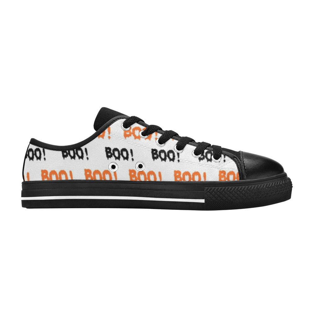 Boo Low Top Canvas Kid's Shoes (Big Kid)