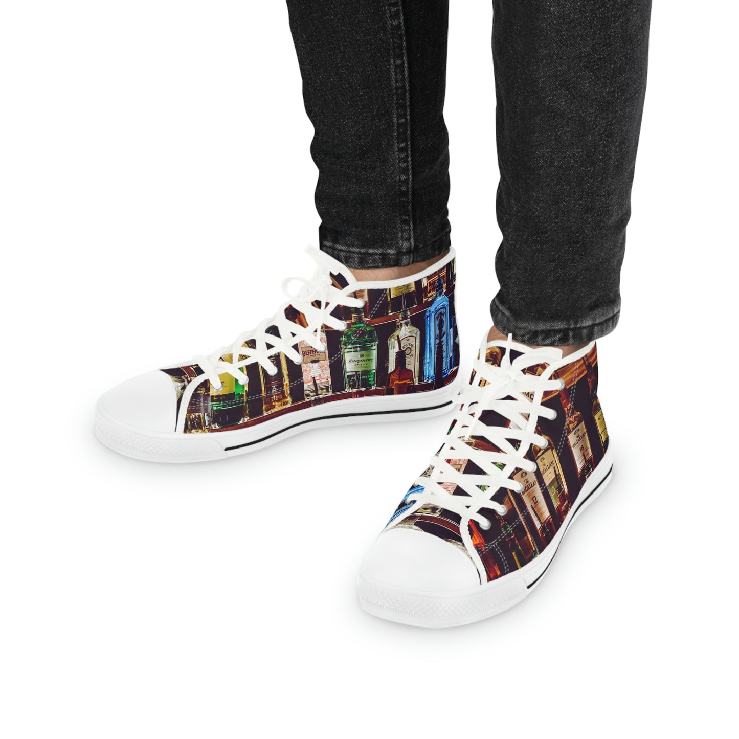 Alcohol Men's High Top Sneakers