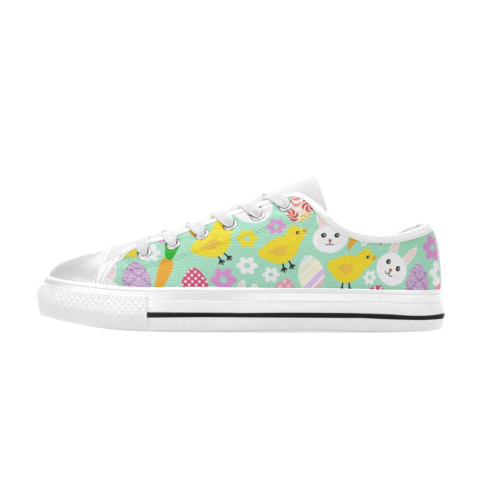 All Things Easter Girl's Sneakers Canvas Big Kid's Shoes