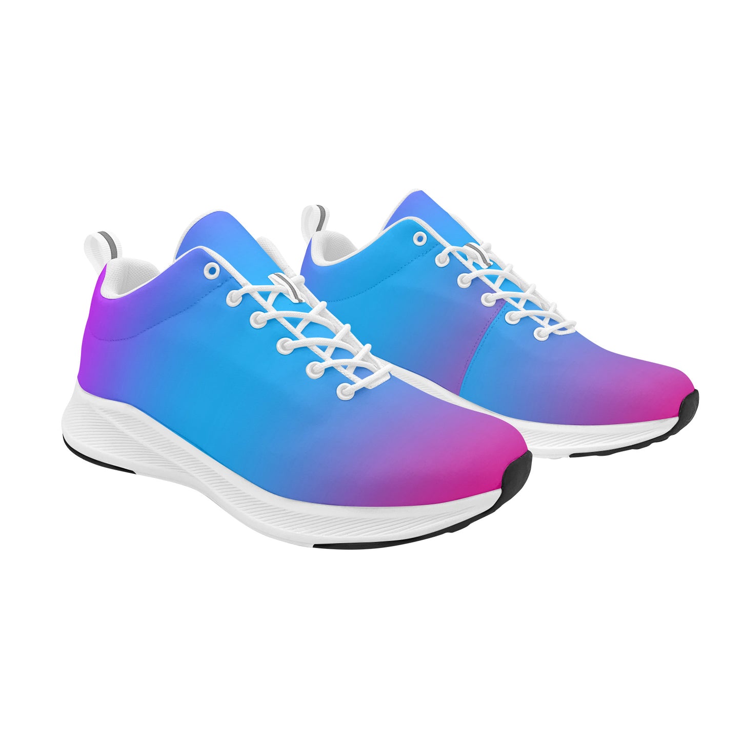 Purple, Blue and Pink Ombre Women's Running Sneakers