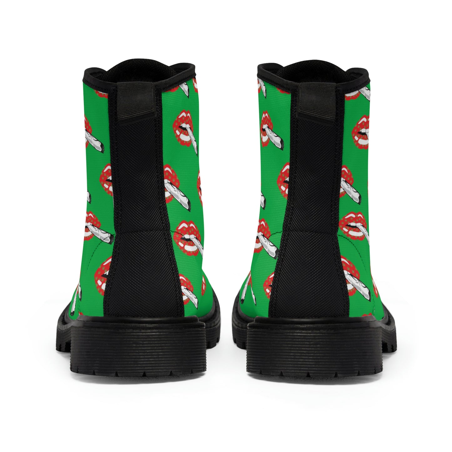 Puff Puff Pass! Women's Canvas Boots