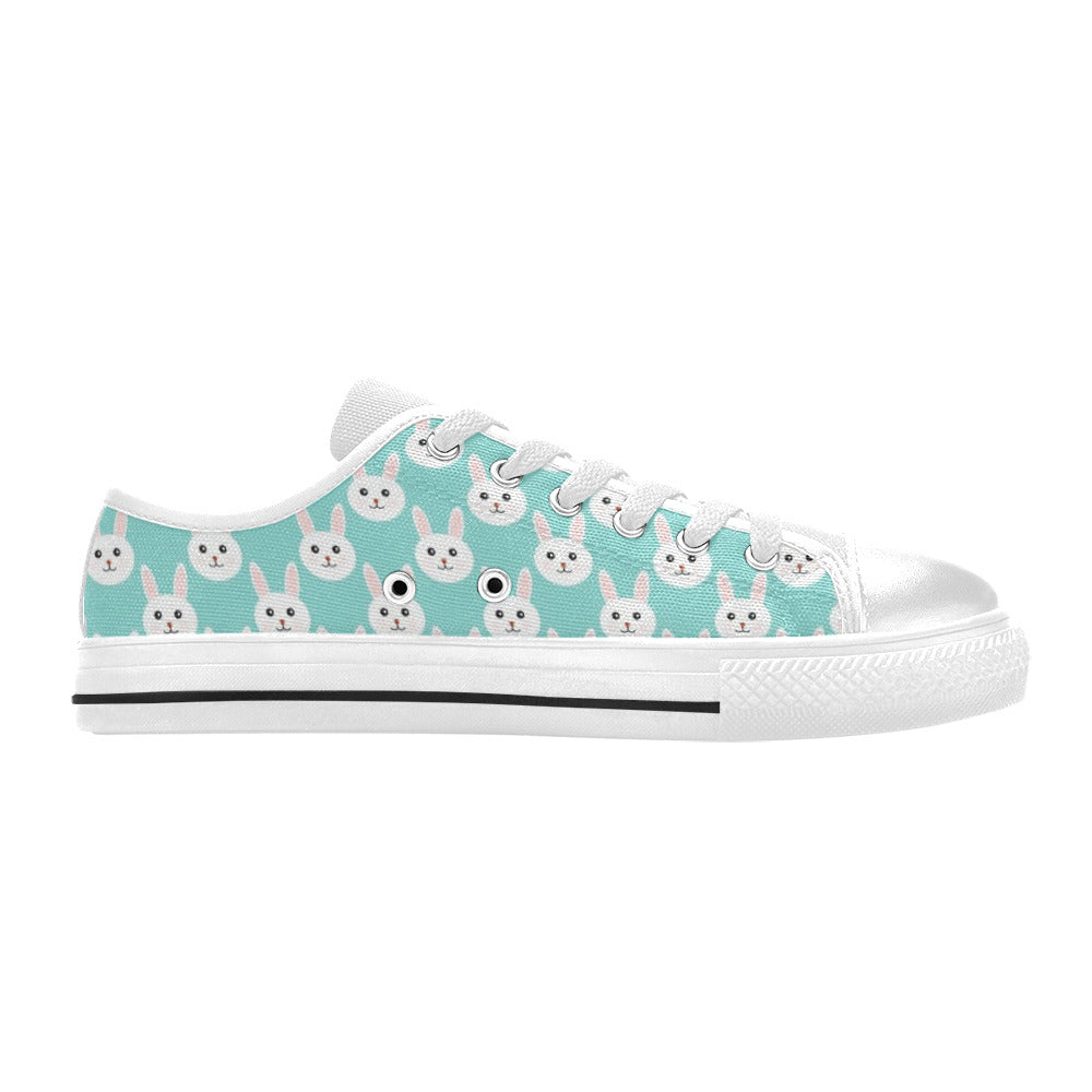 Pastel Bunny Kid's Canvas Sneaker Canvas Big Kid's Shoes