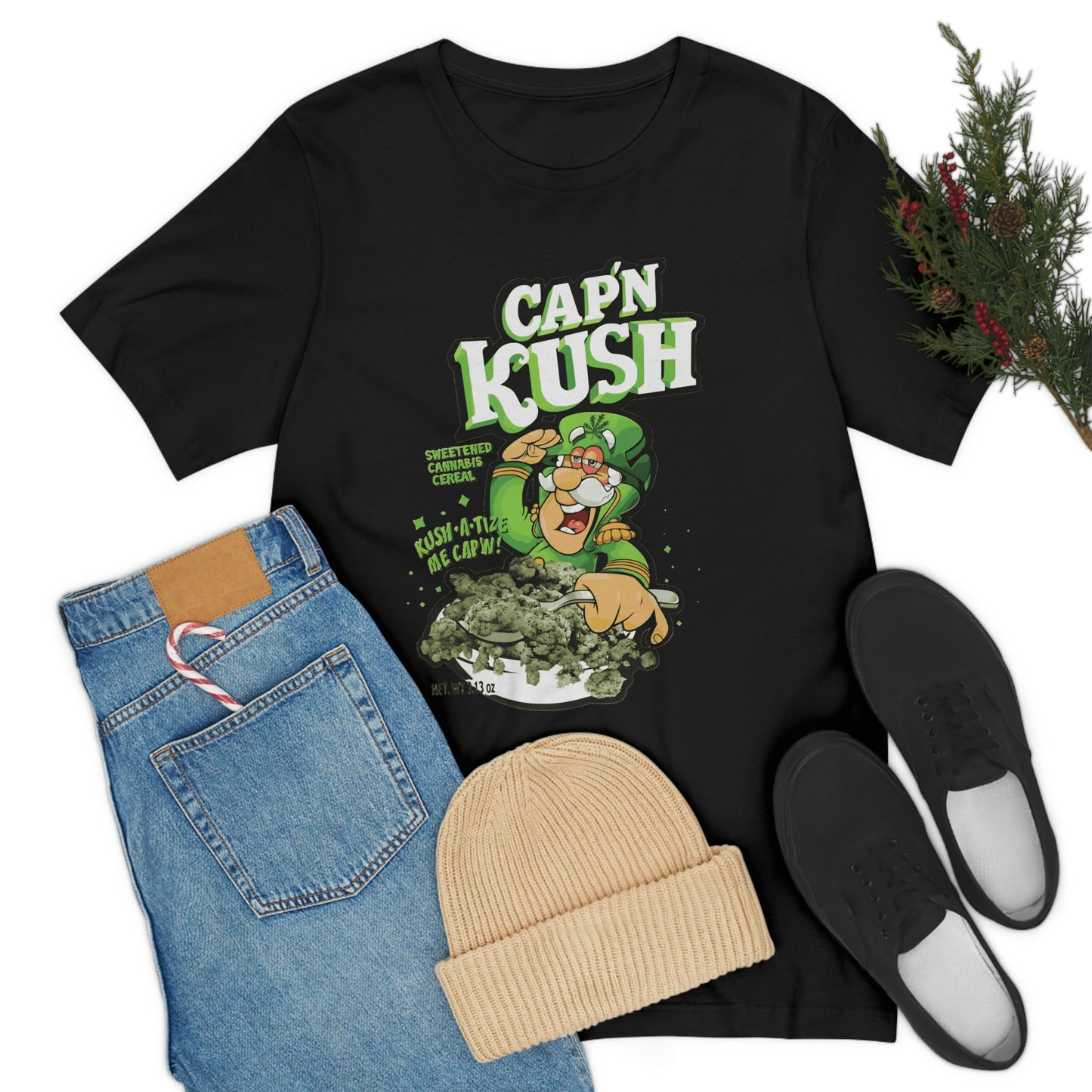 Kaptain Kush 420 Unisex Jersey Short Sleeve Tee