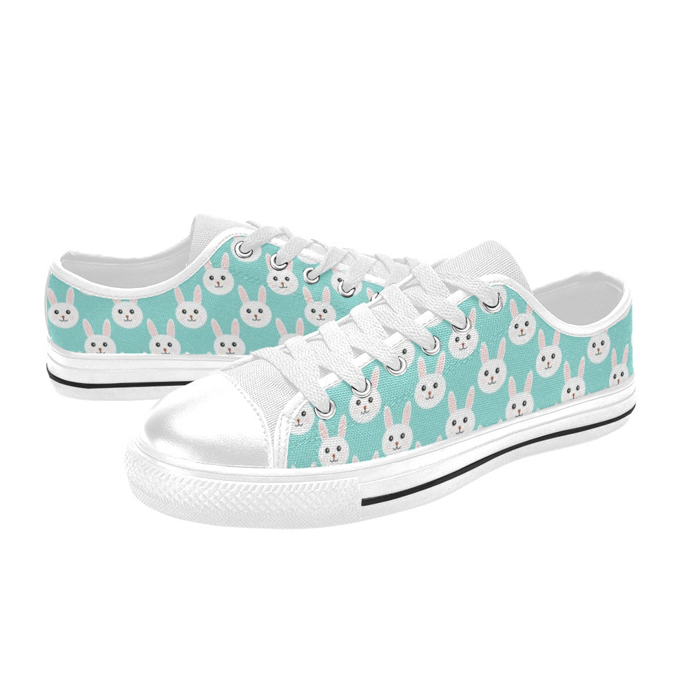 Pastel Bunny Kid's Canvas Sneaker Canvas Big Kid's Shoes