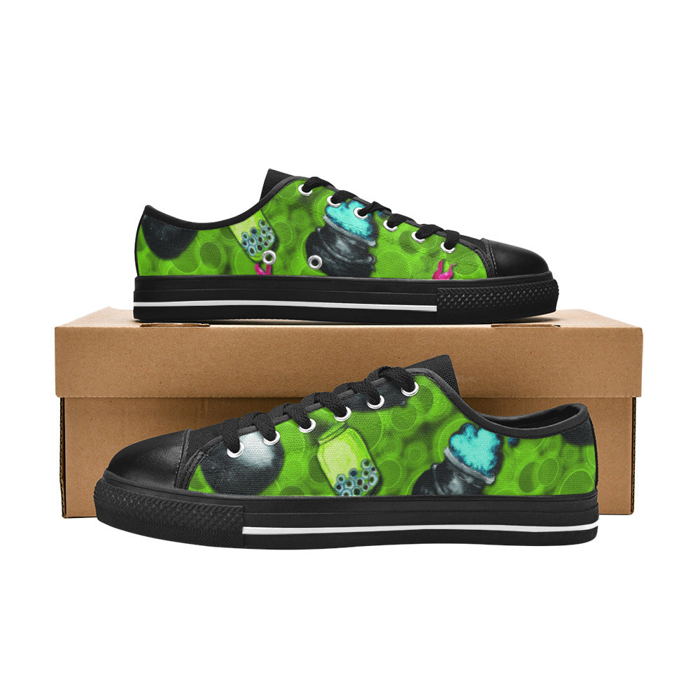 Cauldrons Low Top Canvas Kid's Shoes (Big Kid