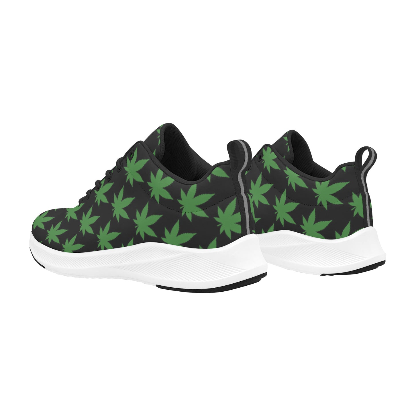 420 Delight - Black and Green Women's Running Shoes