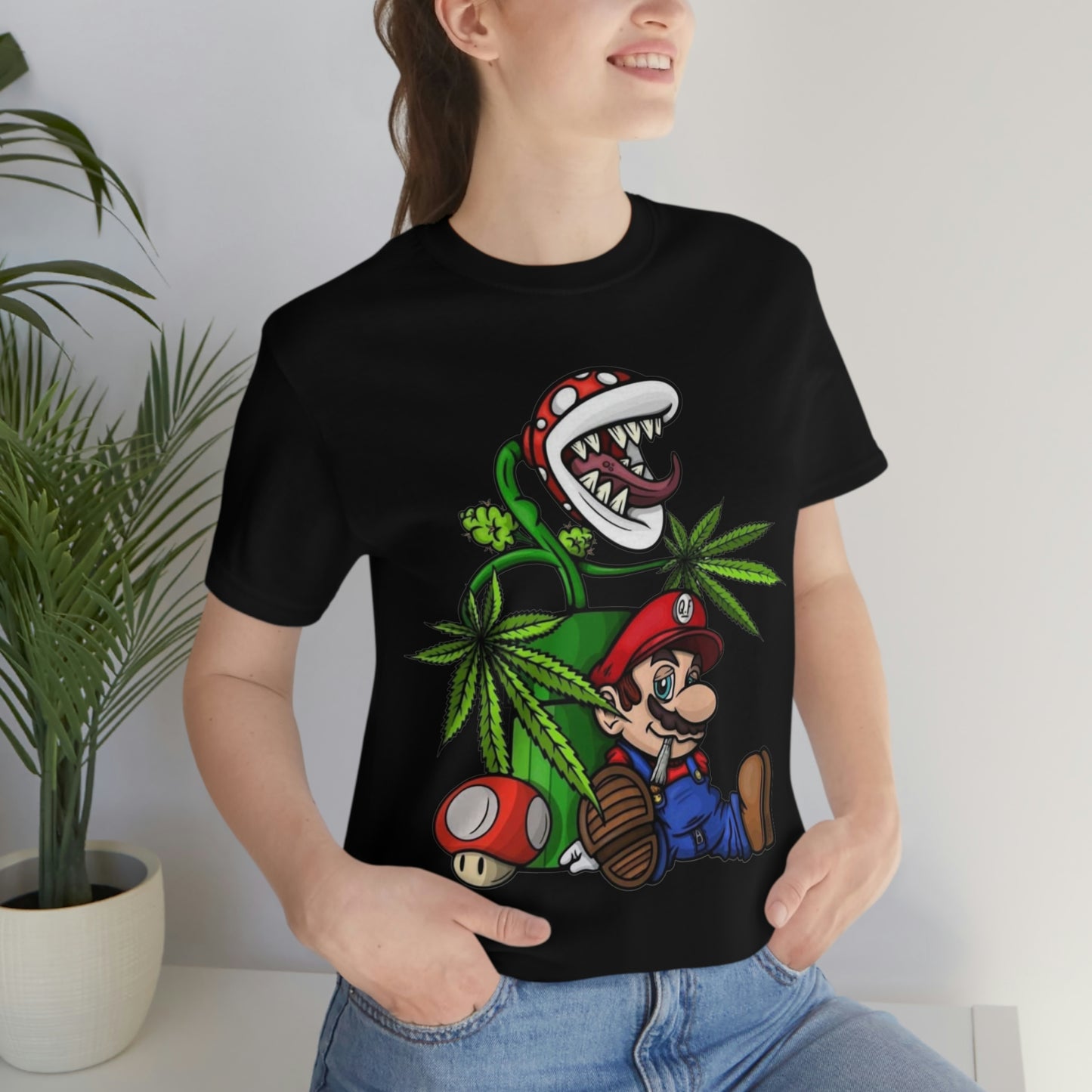 Mario 420 Unisex Jersey Short Sleeve Tee