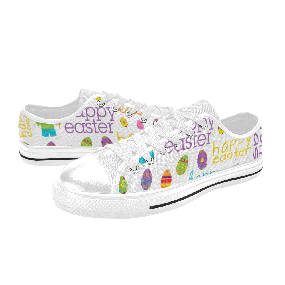 Happy Easter Canvas Kid's Shoes (Big Kid)