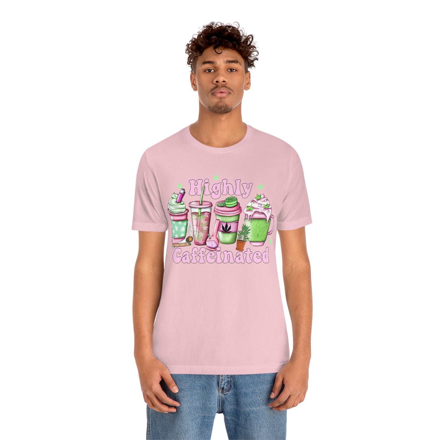 Highly Caffeinated 420 Unisex Jersey Short Sleeve Tee