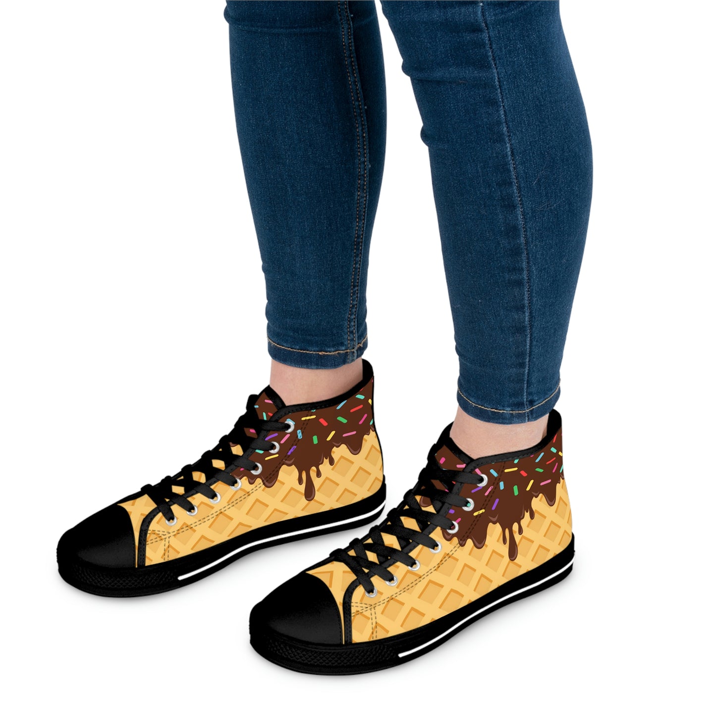 Ben and Larry's Ice Cream Women's High Top Sneakers