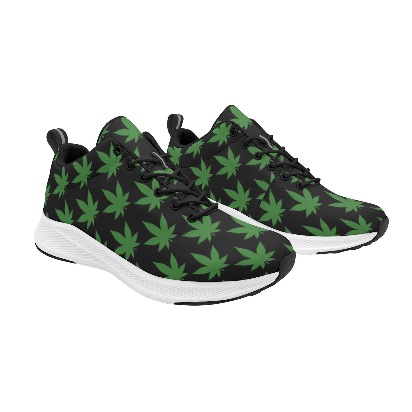 420 Delight - Black and Green Women's Running Shoes