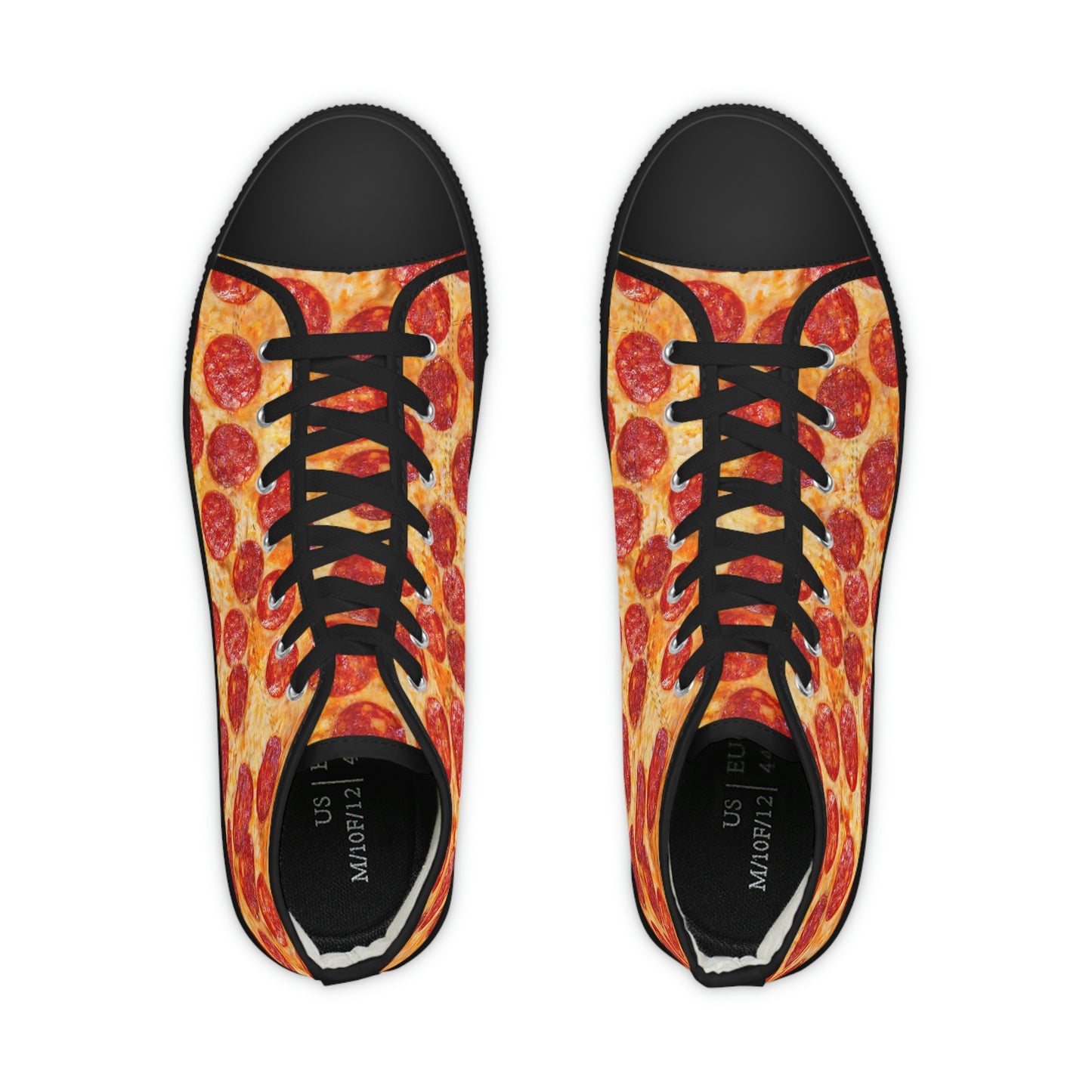 Pepperoni Pizza Men's High Top Sneakers