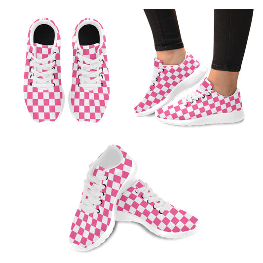 Pink Checkers Kid's Sneakers (Toddlers and Big Kids)