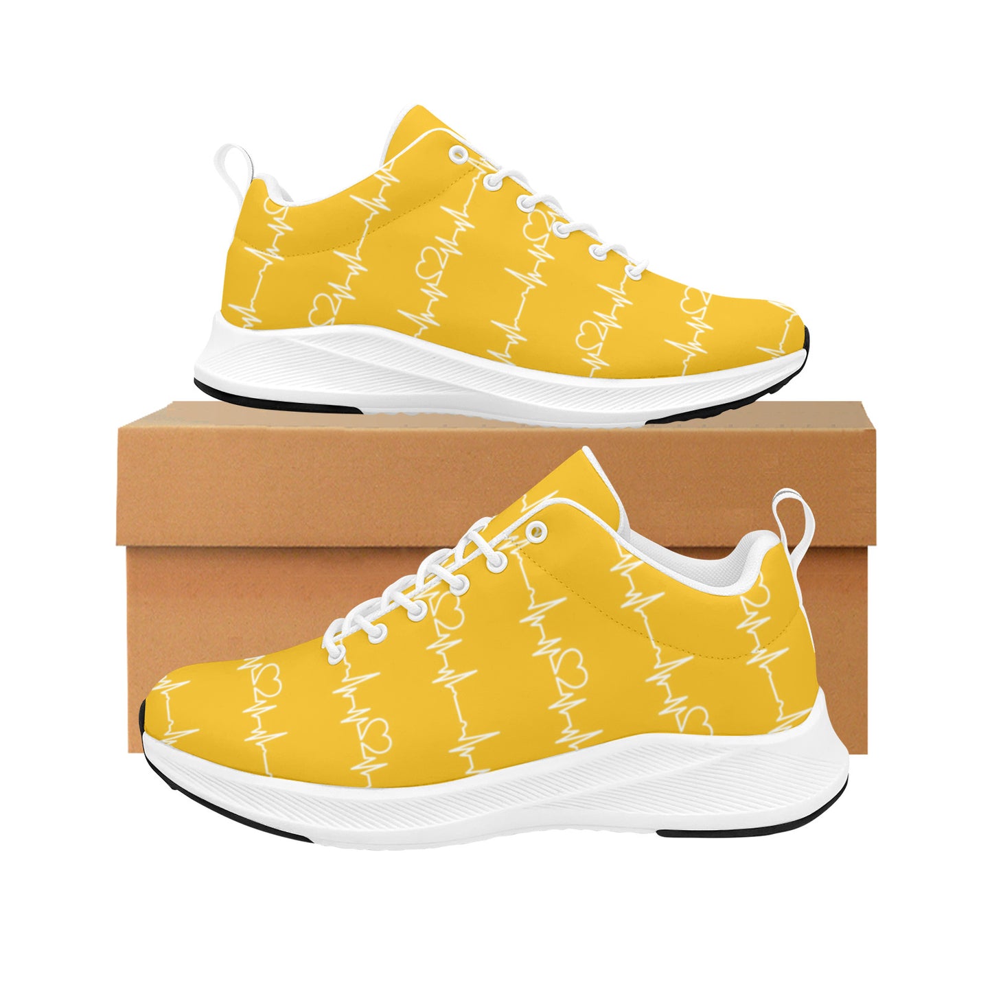 Monitor My Heart Nurse Women's Sneakers Tennis Shoes (Many Primary Colors)