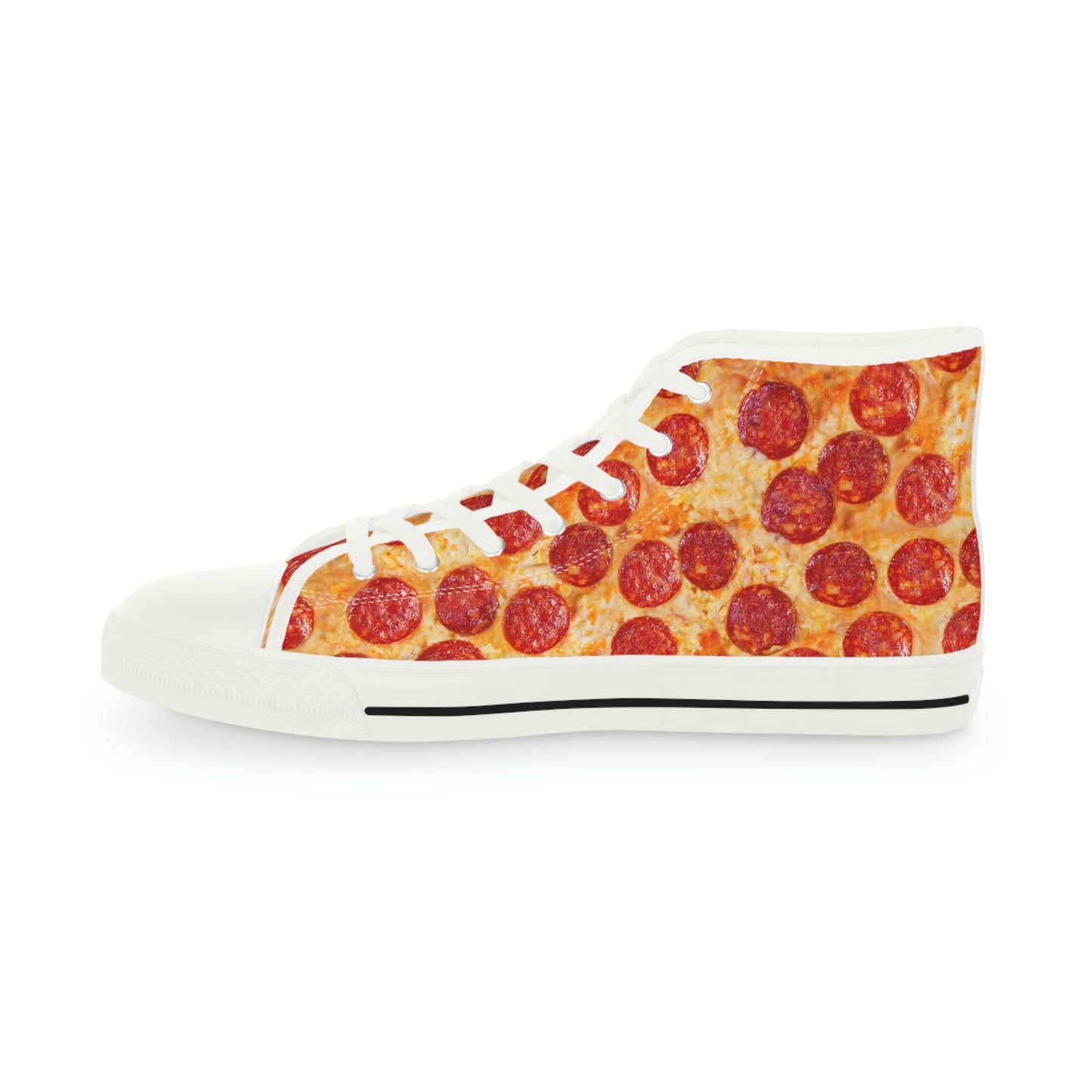 Pepperoni Pizza Men's High Top Sneakers