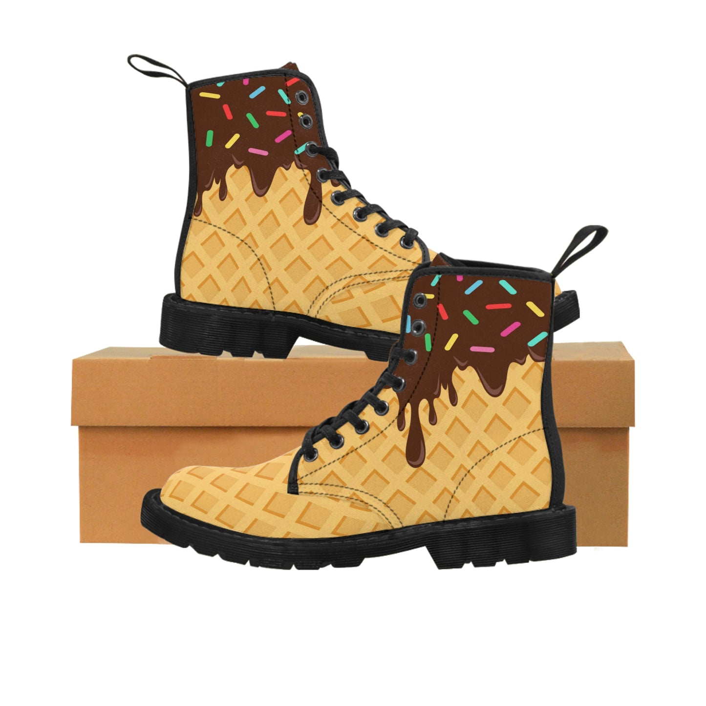 Ben and Larry's Ice Cream Women's Canvas Boots