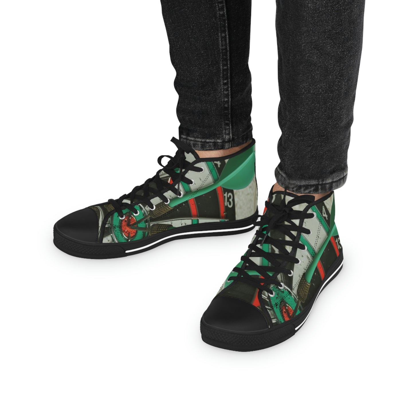 Darts Men's High Top Sneakers