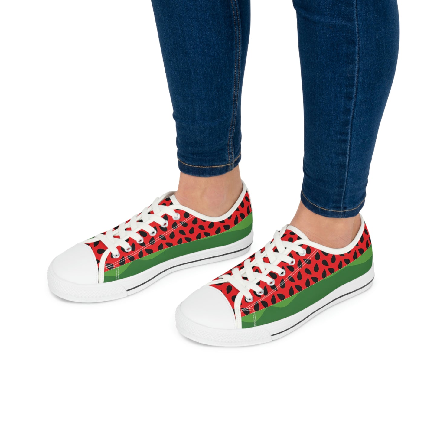 Watermelon Women's Low Top Sneakers