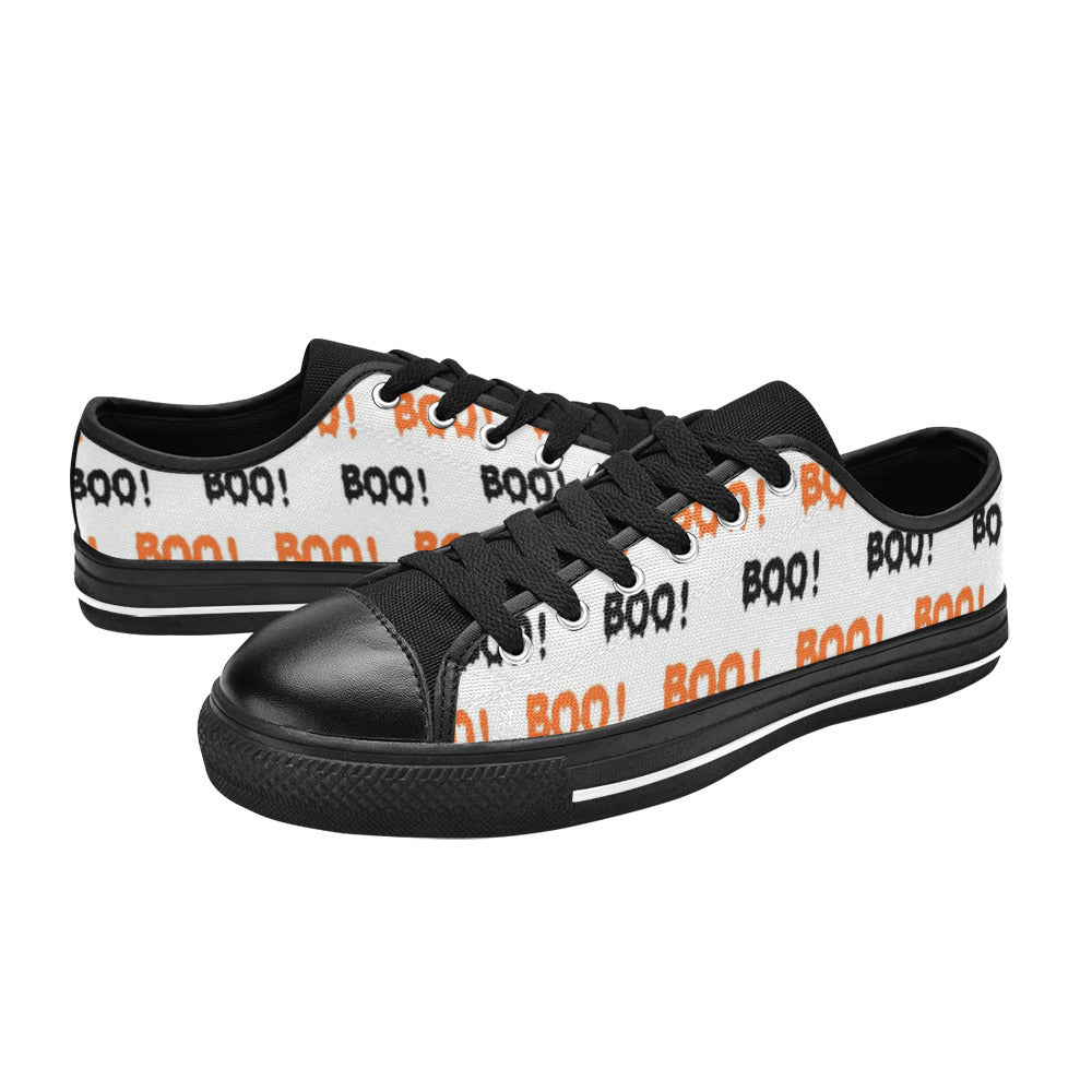 Boo Low Top Canvas Kid's Shoes (Big Kid)