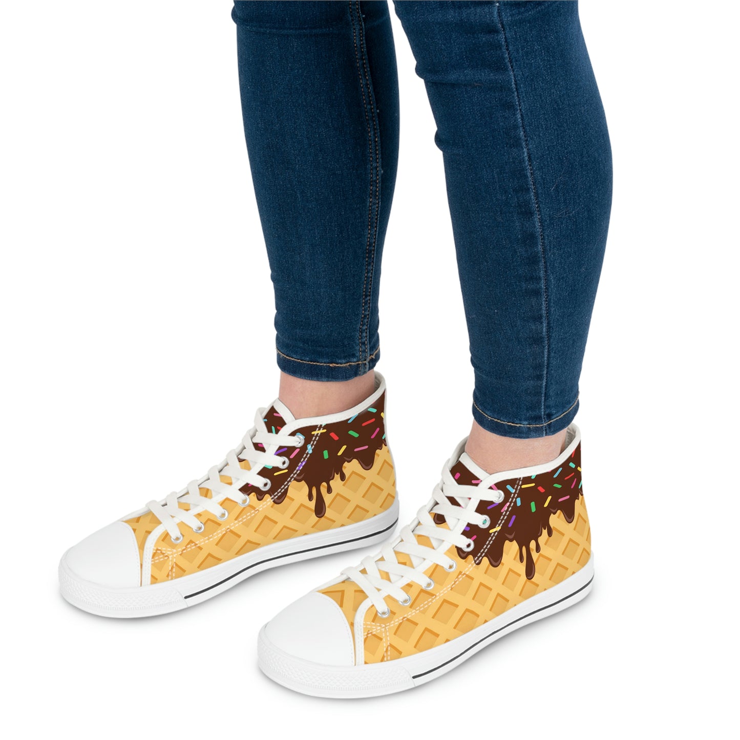 Ben and Larry's Ice Cream Women's High Top Sneakers