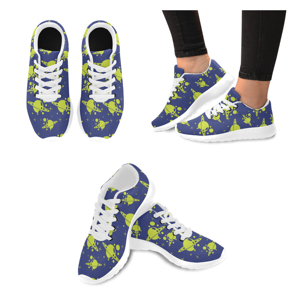 Green Martians Kid's Sneakers