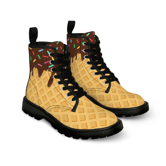 Ben and Larry's Ice Cream Women's Canvas Boots