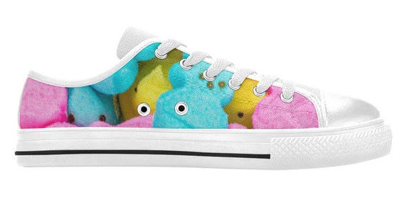 Sweet Marshmallow Bunnies Low Top Sneakers (Big Kid and Women)