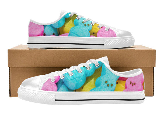 Sweet Marshmallow Bunnies Low Top Sneakers (Big Kid and Women)